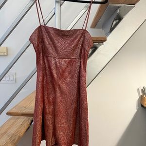 Shimmery Mini Dress - image 1